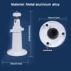 CCTV Security Camera Metal Wall Ceiling Mount, 2 Pack Die-cast Aluminum Alloy CCTV Camera Security Camera Universal Bracket view 4