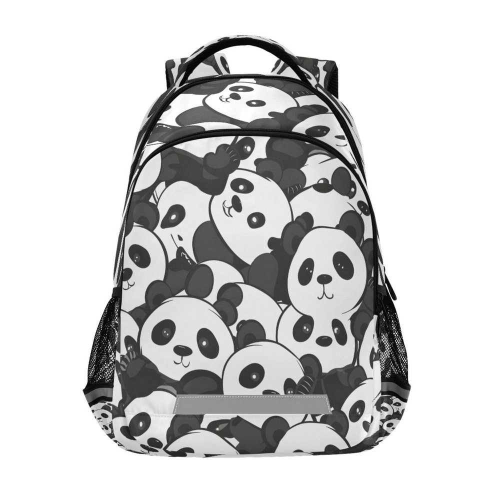 ALAZA Cute Little Panda Cartoon Panda Backpacks Travel Laptop Daypack School Book Bag for Men Women Teens Kids