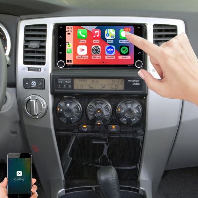 for Toyota 4Runner Radio Upgrade 2003-2009 Tundra 2003-2006 Sequoia 2003-2007 Stereo Replacement,Touch Screen,Carplay Android Auto Ready,Free Back Camera