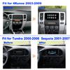 for Toyota 4Runner Radio Upgrade 2003-2009 Tundra 2003-2006 Sequoia 2003-2007 Stereo Replacement,Touch Screen,Carplay Android Auto Ready,Free Back Camera view 2