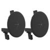 Bolcolege TV Cord Hider for Wall Mount TV, in Wall Cable Hider with 1.1 inch Silicone Pass Through for Low Profile Wire and Wall Rated Power Cable, Built in Mounting Bracket, Black, Pack of 2 view 1