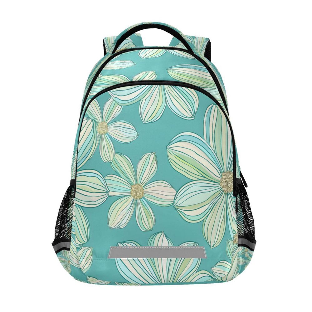 ALAZA Flowers Backpacks Travel Laptop Daypack School Book Bag for Men Women Teens Kids