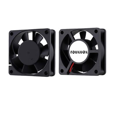 EKFVNIQQ 2 Pack 60x60x20mm 6020 12V 24V Dual Ball 3D Printer Cooling Fan 60mmx20mm Brushless Machine Equipment DC Motor Cooling Fan(Color:12V Hydraulic)
