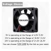 EKFVNIQQ 2 Pack 60x60x20mm 6020 12V 24V Dual Ball 3D Printer Cooling Fan 60mmx20mm Brushless Machine Equipment DC Motor Cooling Fan(Color:12V Hydraulic) view 3