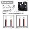 EKFVNIQQ 2 Pack 60x60x20mm 6020 12V 24V Dual Ball 3D Printer Cooling Fan 60mmx20mm Brushless Machine Equipment DC Motor Cooling Fan(Color:12V Hydraulic) view 4
