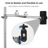 Andoer Desktop Mount Bracket Camera with Flexible Arm Table Mount Clamp Light Stand Rotating Ball Head for Phone DSLR Camera Webcam LED Video Light view 3