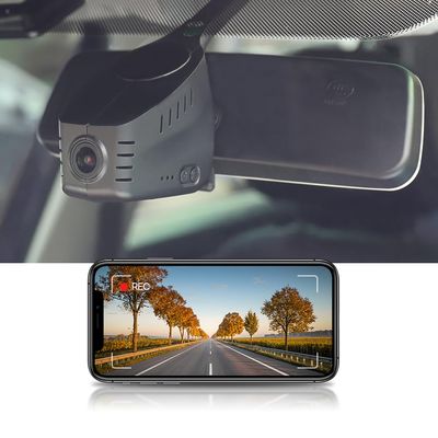 Fitcamx 4K Dash Cam General Suitable for Volkswagen Vehicles (HD2-6013), OEM Factory Style, Decent 2160P Video, Built-in WiFi & APP, Loop Recording, Parking Mode, Easy to Use, 64GB Card