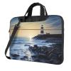 15.6 inch Laptop Tote Bag Men Women The Seaside Lighthouse Shoulder Laptop Sleeve Briefcase Messenger Computer Bag view 1