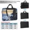 15.6 inch Laptop Tote Bag Men Women The Seaside Lighthouse Shoulder Laptop Sleeve Briefcase Messenger Computer Bag view 2