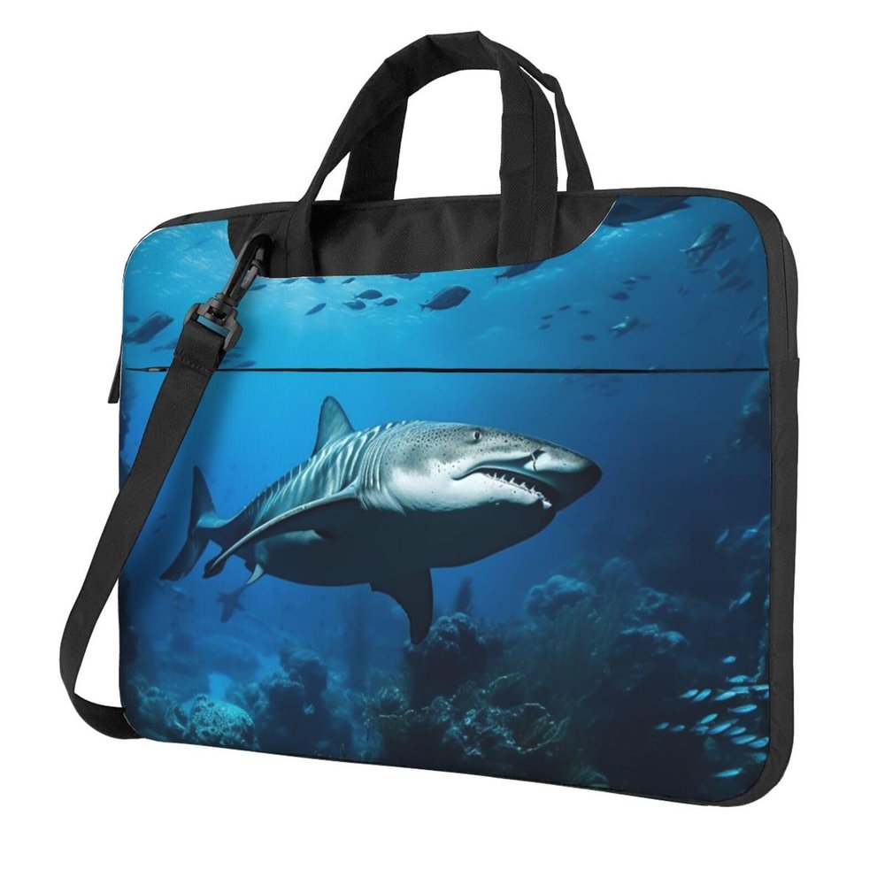 14 inch Laptop Tote Bag Men Women Underwater Wildlife Shoulder Laptop Sleeve Briefcase Messenger Computer Bag