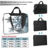 13 inch Laptop Tote Bag Men Women Transparent snowflake Shoulder Laptop Sleeve Briefcase Messenger Computer Bag view 2
