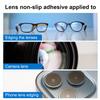 WINDIR Clear Lens Edging Blocking Pads, Anti Slip 1000Pcs Optical Eyeglasses Transparent Oval Adhesive Sticker Tape Processing Polishing for Glasses, Lenses 1x1.65inch (1000Pcs Clear) view 4