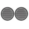 NDNCZDHC 2 Pcs Speaker Grill Cover 8 Inch Car RV Black Metal Iron Subwoofer Mesh Grill Cover view 4
