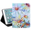 Dteck Slim Case for ipad 5th/6th Generation 9.7 inch 2017/2018, ipad air 1/2 Case, Shockproof Protective PU Leather Auto Wake/Sleep Stand Wallet Cover for Apple ipad 5th/6th Gen,Daisy view 1