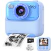 Kids Instant Digital Cameras for Boys and Girls, 1080P HD Dual-Lens Selfie Digital Camera with Print Paper & 32G Card, Christmas Birthday Gifts Toys for Toddler and Teenagers Age 3-16 Years Old view 1