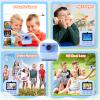Kids Instant Digital Cameras for Boys and Girls, 1080P HD Dual-Lens Selfie Digital Camera with Print Paper & 32G Card, Christmas Birthday Gifts Toys for Toddler and Teenagers Age 3-16 Years Old view 3