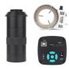 JOEBO Microscope Kit 48MP 4K 1080P Video HDMI USB Microscope Camera Zoom C Mount LED Light for Acquisition of Digital Images Phone Repair Microscope Lens Adapters(Color:with 130X Lens Light) view 1