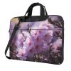 14 inch Laptop Tote Bag Men Women Cherry Blossom Shoulder Laptop Sleeve Briefcase Messenger Computer Bag view 1
