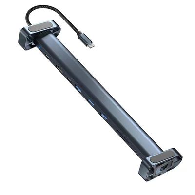 GZSHUNLI 10-in-1 USB C Hub Splitter Adapter USB Type-C to 3.0USB PD100W Docking Station Laptop Stand, 500446658