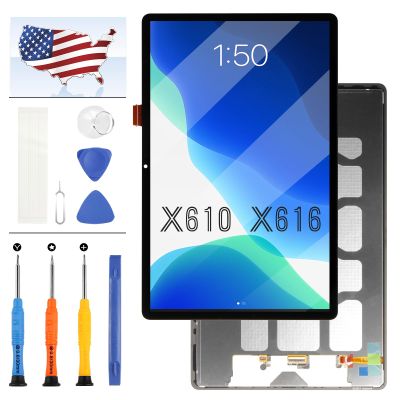 for Samsung Galaxy Tablet S9 FE+ Plus Screen Replacement for Samsung Tab S9 FE Plus LCD Screen SM-X610 X616 LCD Display Touch Screen Digitizer Assembly 12.4 inch Black