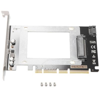 GZSHUNLI Expansion Adapter Card U2X16 PCIE3.0 X4X16-U.2 Adapter Card SFF8639 Multifunctional Expansion Card Supports U.2 SSDs, Easy to Use A