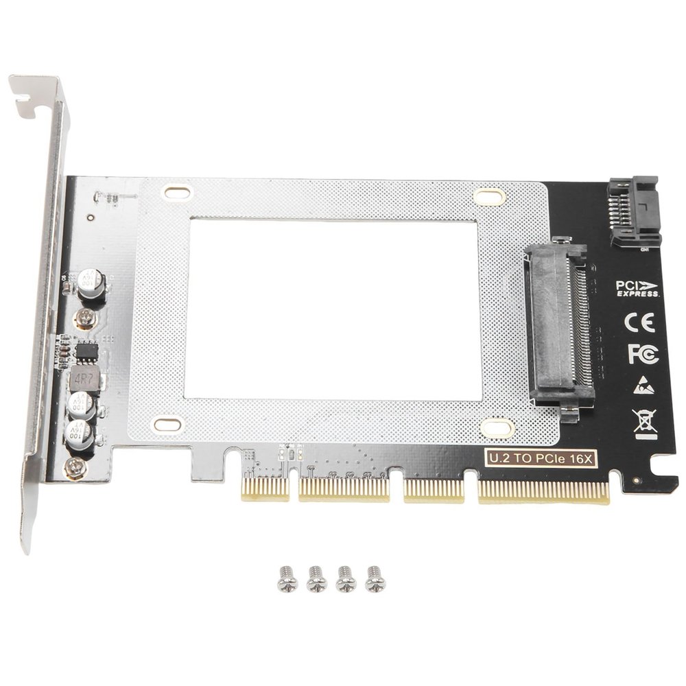 GZSHUNLI Expansion Adapter Card U2X16 PCIE3.0 X4X16-U.2 Adapter Card SFF8639 Multifunctional Expansion Card Supports U.2 SSDs, Easy to Use A