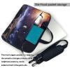 13 inch Laptop Tote Bag Men Women Outer Space Galaxy Universe Shoulder Laptop Sleeve Briefcase Messenger Computer Bag view 3