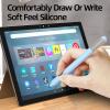AZF Silicone Case Compatible with Amazon Stylus Pen Case, Non-Slip Soft Silicone Cover Sleeve for Fire Max 11 (2023) & Amazon Fire HD 10, (13th Gen, 2023) Tablets Stylus Pen case. (Sky Blue) view 3