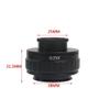 JOEBO Microscope Kit 0.35X 0.5X C Mount Lens Adapter Focus Adjustable Camera Installation C Mount Adapter Suitable for Trinocular Stereo Microscope Microscope Lens Adapters(Color:0.35X C-Mount Lens) view 2