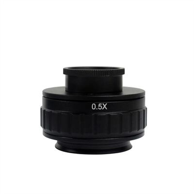 JOEBO Microscope Kit 0.35X 0.5X C Mount Lens Adapter Focus Adjustable Camera Installation C Mount Adapter Suitable for Trinocular Stereo Microscope Microscope Lens Adapters(Color:0.5X C-Mount Lens)