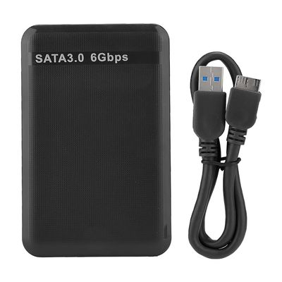 GZSHUNLI USB3.0 SATA3.0 High Speed 6Gbps Mobile Hard Disk Enclosure 2.5 Inch USB3.0 Hard Drive Box Black ABS Support 3TB UASP Hard Disk Enclosure