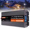 3000W/4000W/5000W/6000W Pure Sine Wave Inverter DC 12V/24V/48V/60V to AC 220V Power Inverter High Efficient Dc Power Inverters for Smartphones Tablet,6000W-12V view 1
