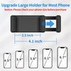 Chunxiao Portable Stroller Phone Holder Mount for Baby and Parent to One Hand Operation - Flexible Phone Holder for Stroller Handlebar with Angle Adjustable Fits Most 3.5" - 7.5" Cellphones view 2