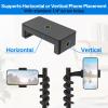 Chunxiao Portable Stroller Phone Holder Mount for Baby and Parent to One Hand Operation - Flexible Phone Holder for Stroller Handlebar with Angle Adjustable Fits Most 3.5" - 7.5" Cellphones view 4