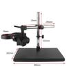 JOEBO Microscope Kit Industrial Binocular Trinocular Microscope Camera Stand Holder Arm Bracket 76mm Universal 360 Rotating Maintenance Workbench Microscope Lens Adapters(Color:Black A) view 2