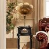 Vinyl Player Vintage, Retro Classic Style Phonograph Shape Stereo Speaker Sound System Music Box Tooth Micro SD/USB Flash Drive Gramophone view 2