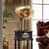 Vinyl Player Vintage, Retro Classic Style Phonograph Shape Stereo Speaker Sound System Music Box Tooth Micro SD/USB Flash Drive Gramophone view 3