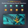 Eyoyo 7 inch and 8 inch Small Mini Monitor Car Rear View TFT LCD Screen Display Bundles view 2