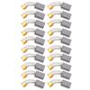 MUNEFE 20pcs Motor Carbon Brush, Conductive Carbon Brush Replacement, reat Conductive Carbon Brush for Power Tool Repai view 1
