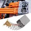 MUNEFE 20pcs Motor Carbon Brush, Conductive Carbon Brush Replacement, reat Conductive Carbon Brush for Power Tool Repai view 3