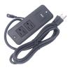 Intelligent Power Outlet with USB Type C, Fast Charging 20W, 2 Sockets, Fire Flush Mount Outlet for Office Desk, Home view 1
