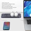 Intelligent Power Outlet with USB Type C, Fast Charging 20W, 2 Sockets, Fire Flush Mount Outlet for Office Desk, Home view 3