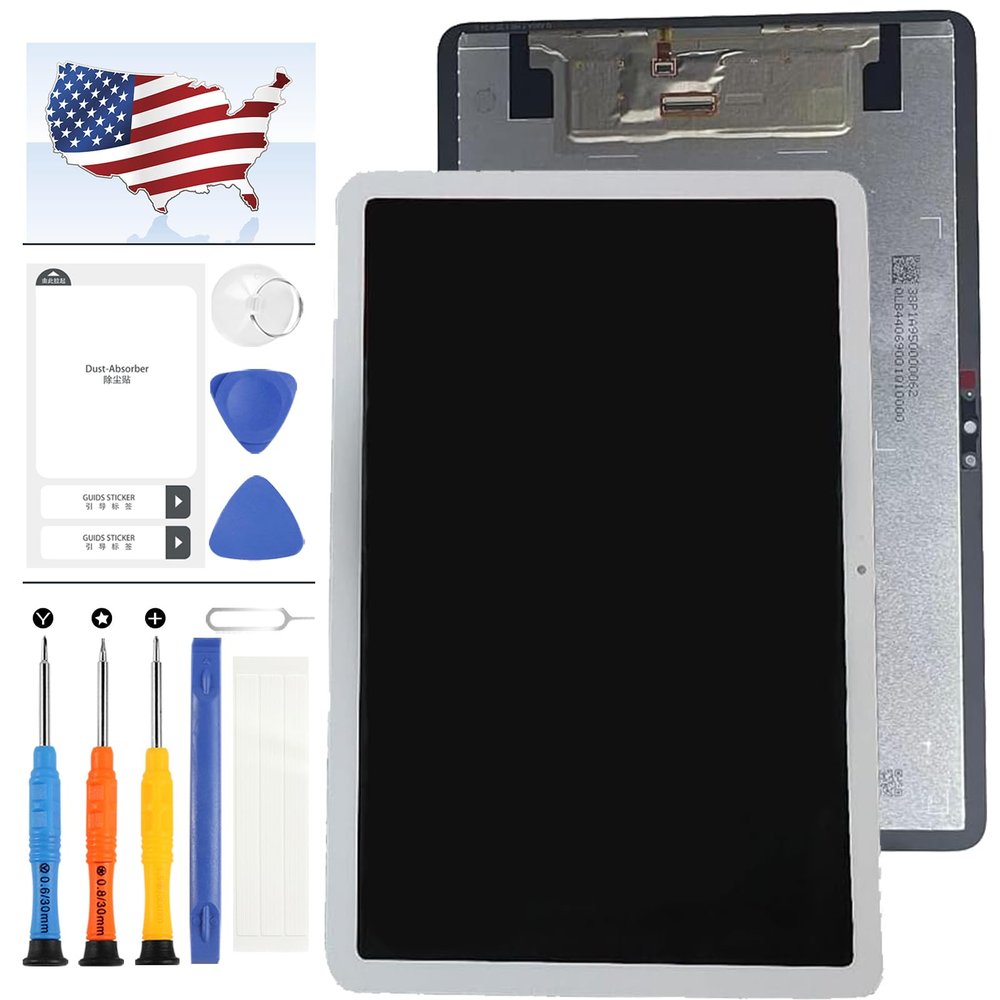LCD Screen for Google Pixel Tablet 10.95" Screen Replacement for Google Pixel Tablet 10.95 inch LCD Display Touch Screen Digitizer Assembly Repair Kit with Tools(White)