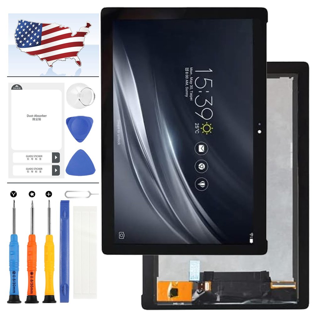 Screen Replacement for Asus ZenPad 10 Z301M Z301ML Z301MFL P028 10.1" LCD Screen for Zenpad 10 Z301MFL LCD Display Touch Screen Digitizer Assembly Repair Kit with Tools(Black)
