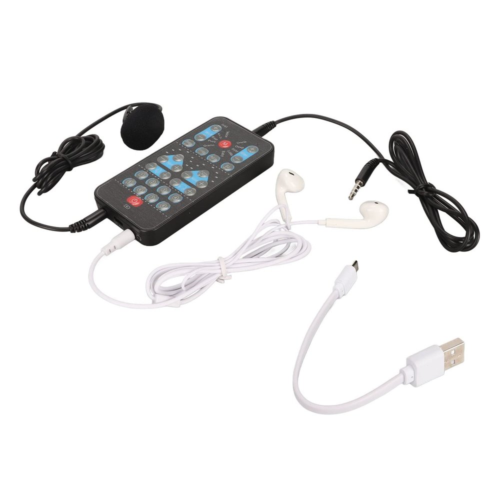 MUNEFE Handheld Voice Chaner, Sod Card Mini Voice Chaner Device, Micro Voice Chaner Modulator for Mobile Computer
