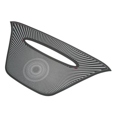 ACROPIX Dashboard Speaker Frame Cover Trim Car Audio Stereo Horn Speaker Grille Fit for Mercedes Benz GLA X156 CLA C117 a Class W176 Stainless Steel Titanium Tone - Pack of 1