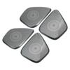 ACROPIX Front Rear Left Right Door Speaker Frame Cover Trim Car Audio Stereo Horn Speaker Grille Fit for Mercedes Benz a B Class W247 GLB 2020 Stainless Steel Titanium Tone - Pack of 4 view 1