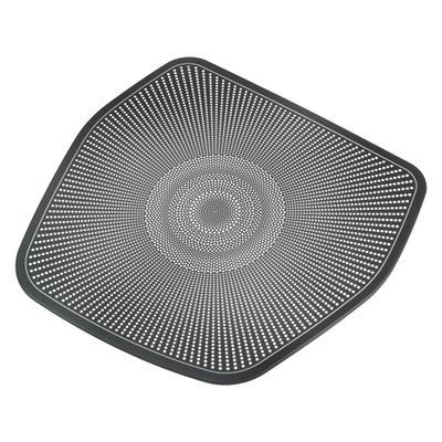 ACROPIX Dashboard Speaker Frame Cover Trim Car Audio Stereo Horn Speaker Grille Fit for Mercedes Benz C GLC Class 2015-2021 Stainless Steel Titanium Tone - Pack of 1