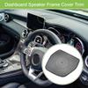 ACROPIX Dashboard Speaker Frame Cover Trim Car Audio Stereo Horn Speaker Grille Fit for Mercedes Benz C GLC Class 2015-2021 Stainless Steel Titanium Tone - Pack of 1 view 2
