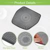 ACROPIX Dashboard Speaker Frame Cover Trim Car Audio Stereo Horn Speaker Grille Fit for Mercedes Benz C GLC Class 2015-2021 Stainless Steel Titanium Tone - Pack of 1 view 3